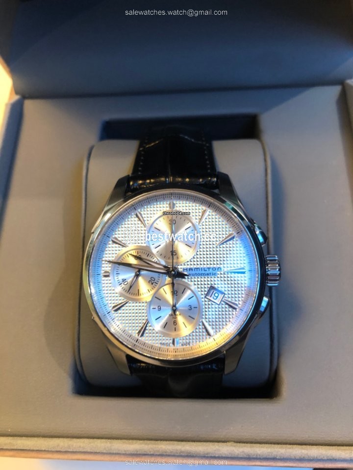 IMG_9085 Hamilton Jazzmaster Auto Chrono Mens watch Unisex Automatic Steel H32596751 Replica 2
