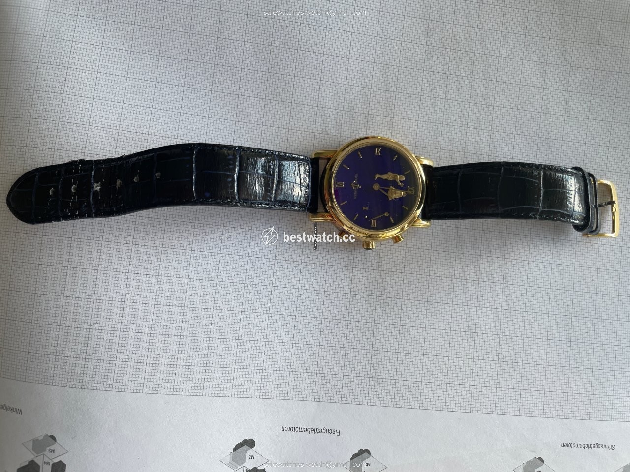 Ulysse Nardin Hourstriker Mens watch Unisex Automatic Yellow gold 751-22 Replica 2