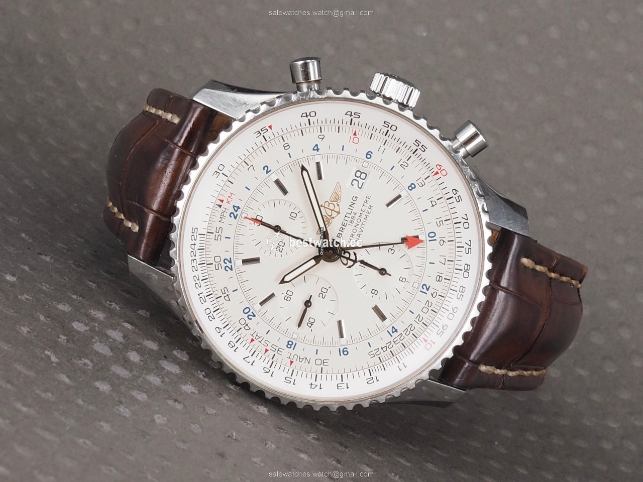 IMG_9085 Breitling Navitimer World Mens watch Unisex Automatic Steel A2432212 G571 Replica 2