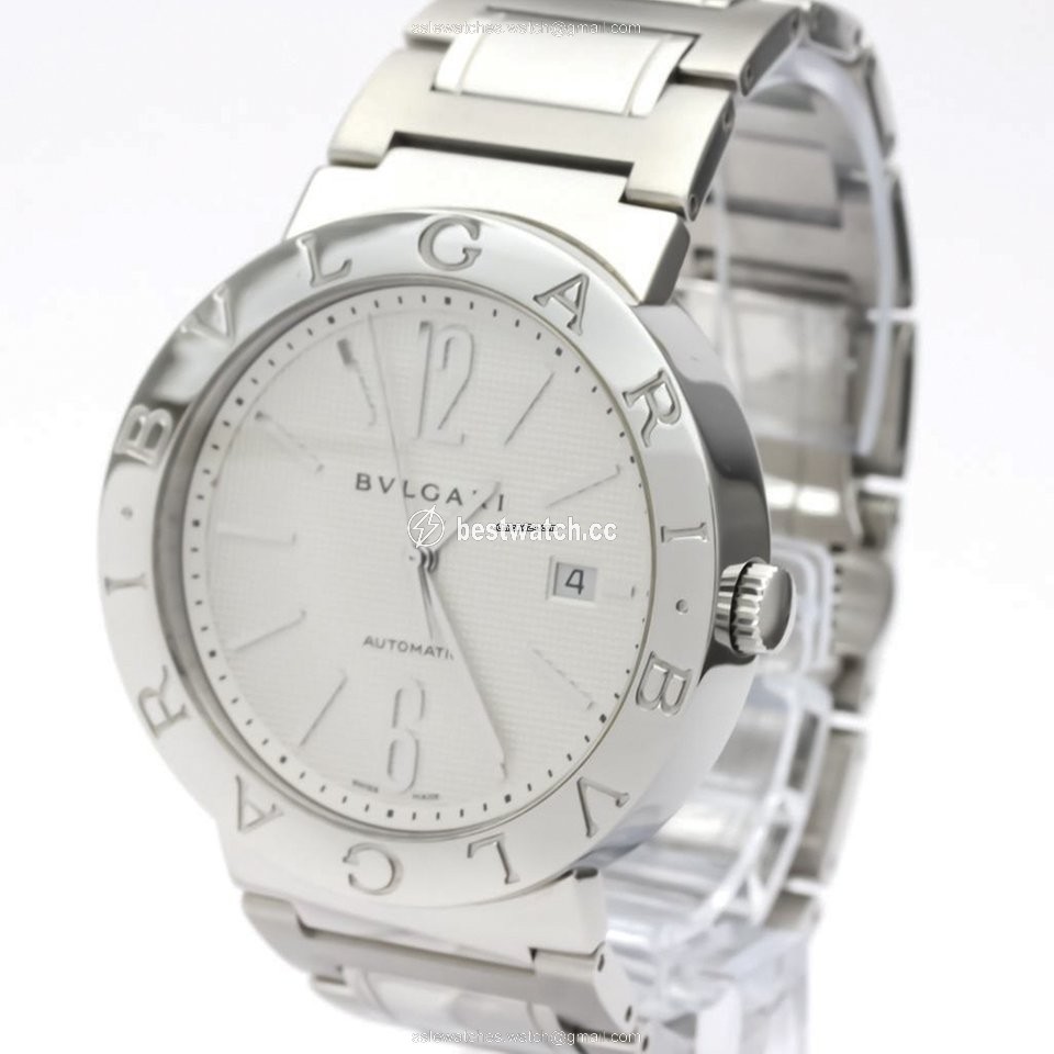 Bulgari Bulgari Mens watch Unisex Automatic Steel BB42SS AUTO Replica 2