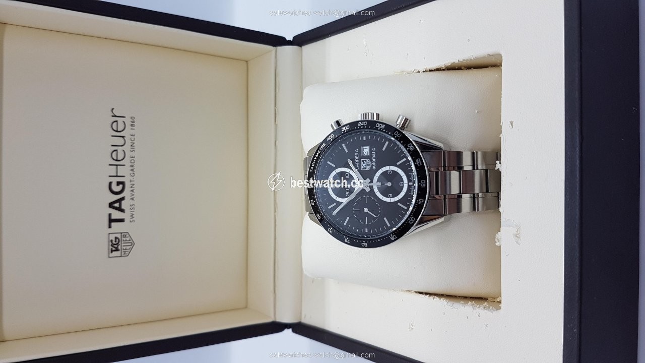 IMG_9085 TAG Heuer Carrera Calibre 16 Mens watch Unisex Automatic Steel CV2010-4 Replica 2