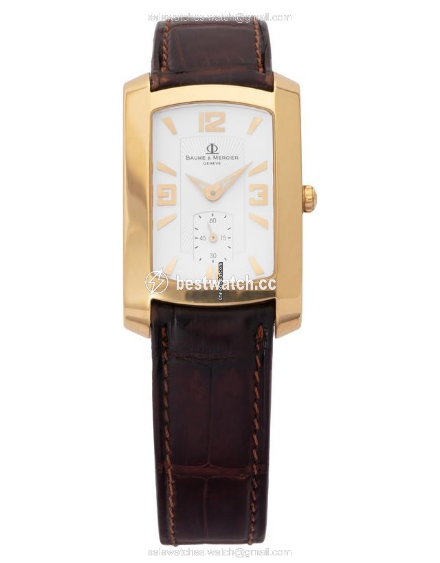 Baume & Mercier Hampton Mens watch Unisex Quartz Yellow gold 65371 Replica 2