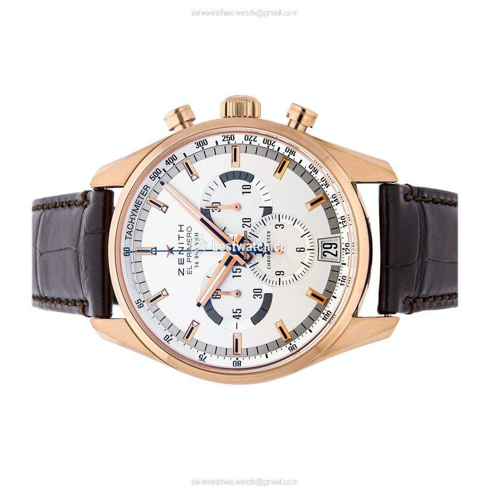 IMG_9085 Zenith El Primero Mens watch Unisex Automatic Rose gold 18.2040.400 02.C494 Replica 2