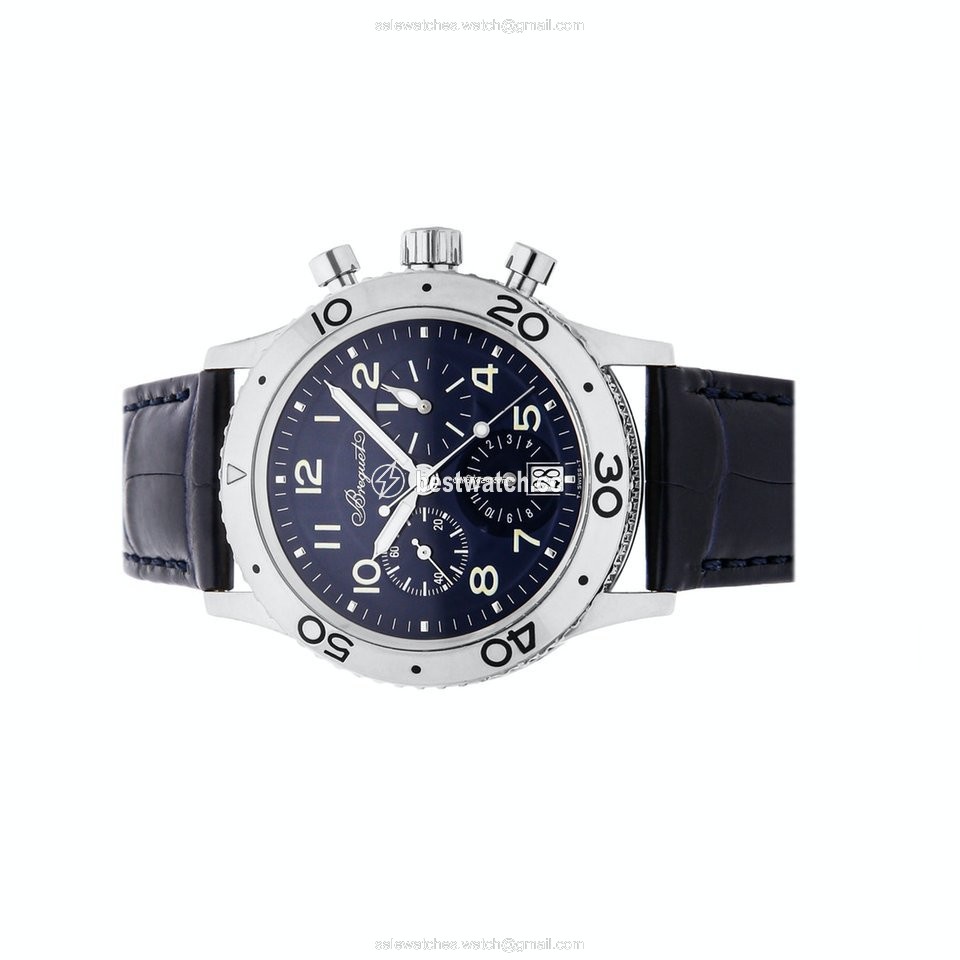 IMG_9085 Breguet Type XX - XXI - XXII Mens watch Unisex Automatic White gold 3820BB P2 9W6 Replica 2