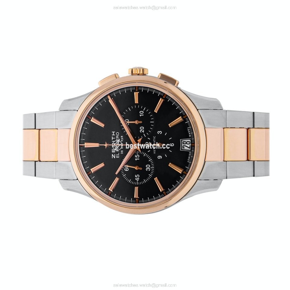 IMG_9085 Zenith Captain Chronograph Mens watch Unisex Automatic Steel 51.2112.400 75.M2110 Replica 2