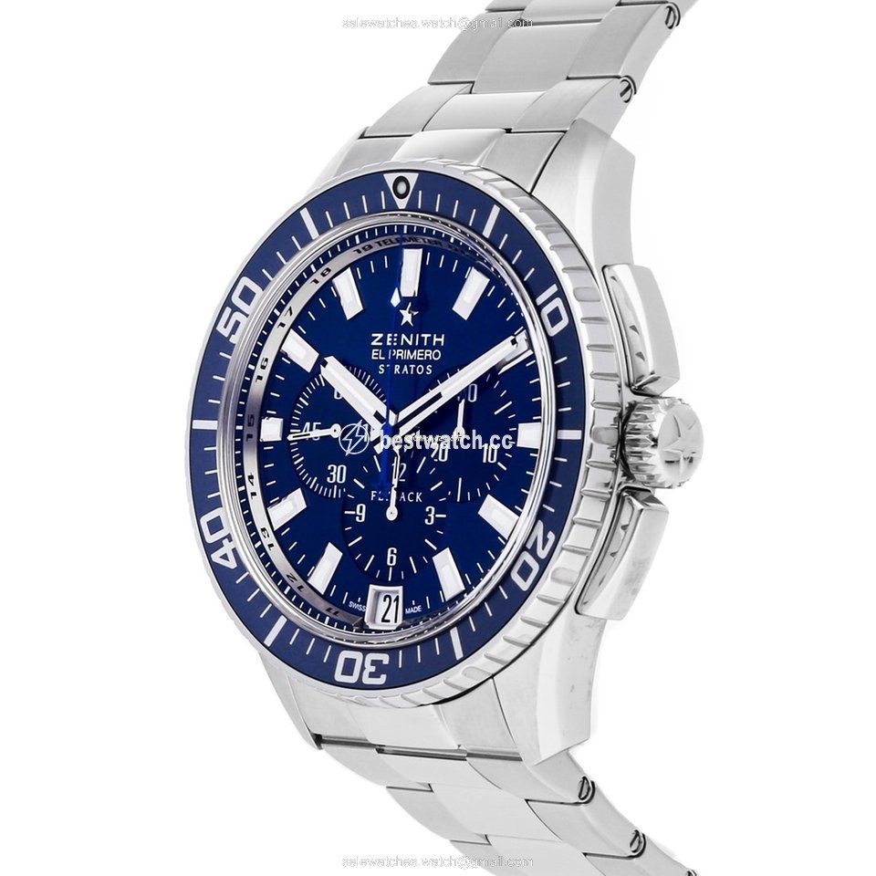 IMG_9085 Zenith El Primero Stratos Flyback Mens watch Unisex Automatic Steel 03.2067.405 51.M2060 Replica 2