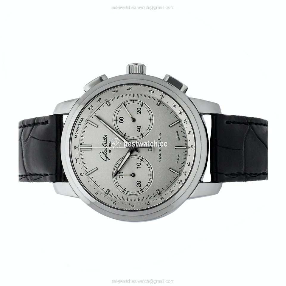 IMG_9085 Glashutte Original Senator Chronograph XL Mens watch Unisex Automatic Steel 39-34-21-42-04 Replica 2