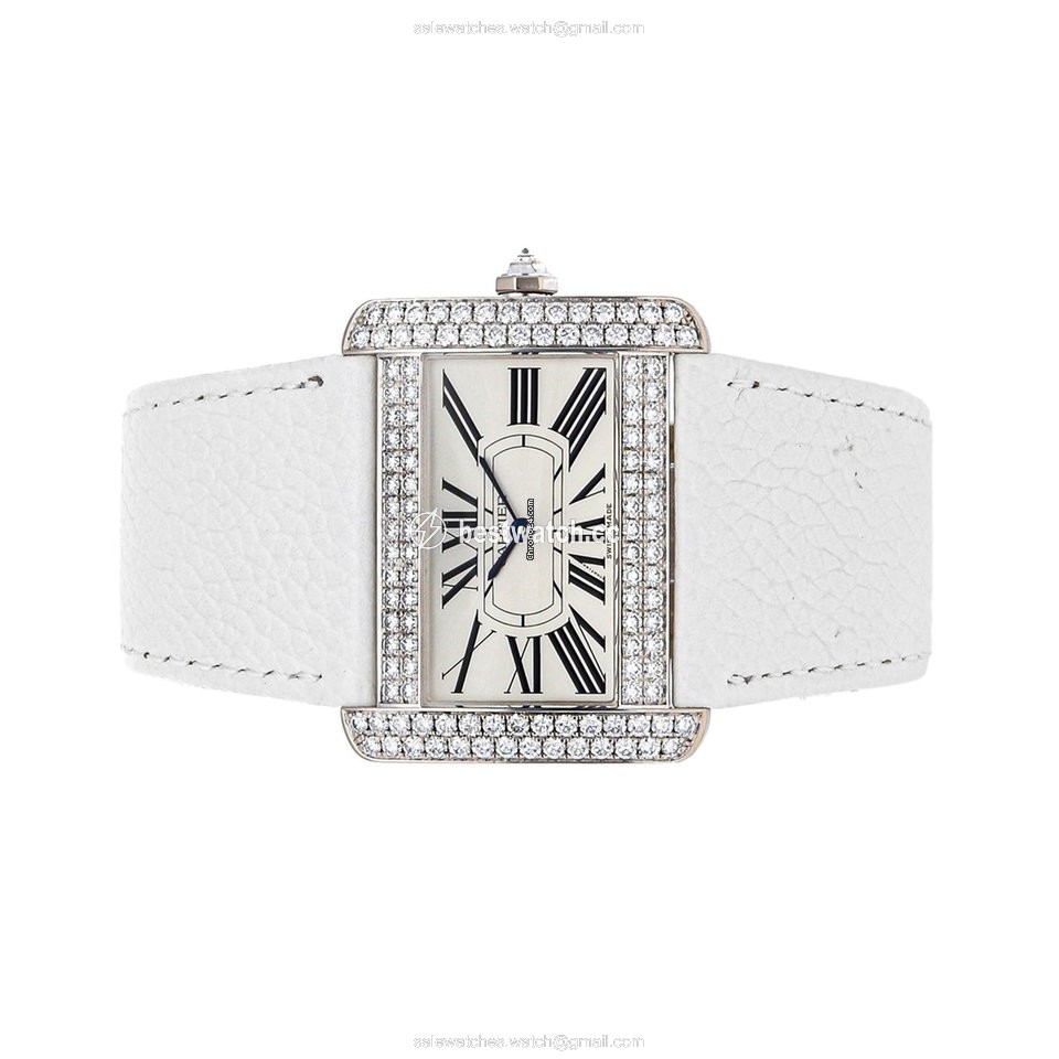 Cartier Tank Divan Womens watch Quartz White gold WA301356 Replica 2