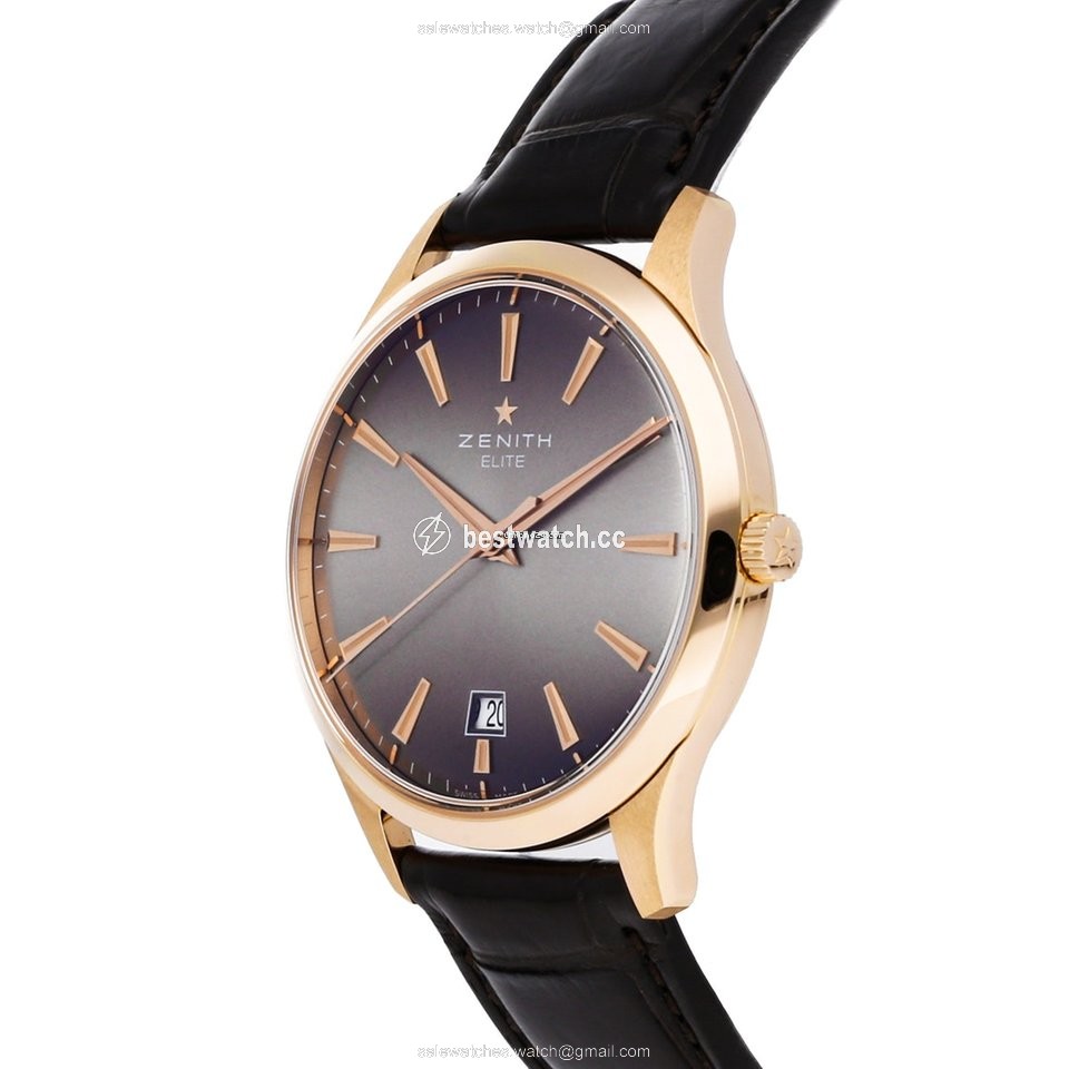 Zenith Captain Central Second Mens watch Unisex Automatic Rose gold 18.2020.670 22.C498 Replica 2