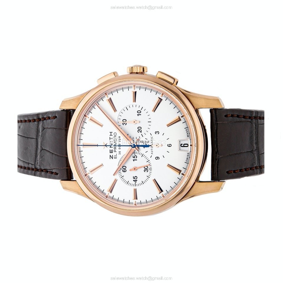 IMG_9085 Zenith Captain Chronograph Mens watch Unisex Automatic Rose gold 18.2110.400 01.C498 Replica 2