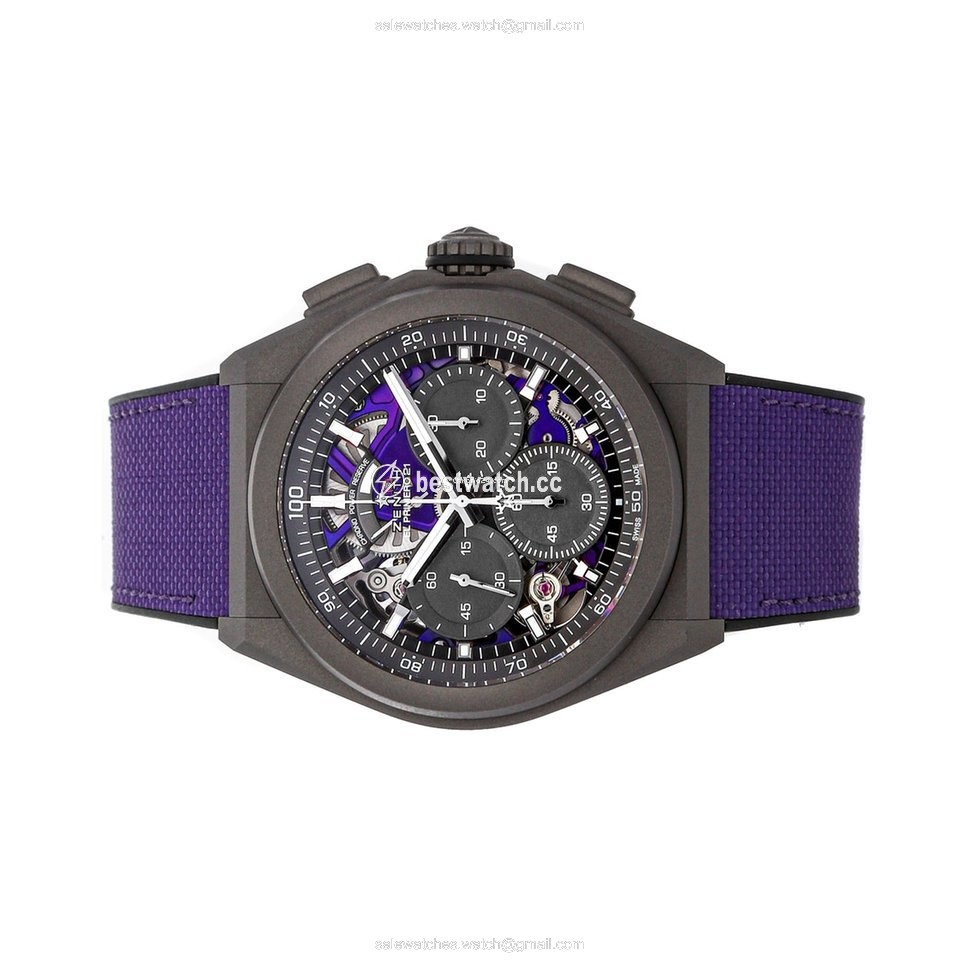IMG_9085 Zenith Defy El Primero Mens watch Unisex Automatic Titanium 97.9001.9004 80.R922 Replica 2