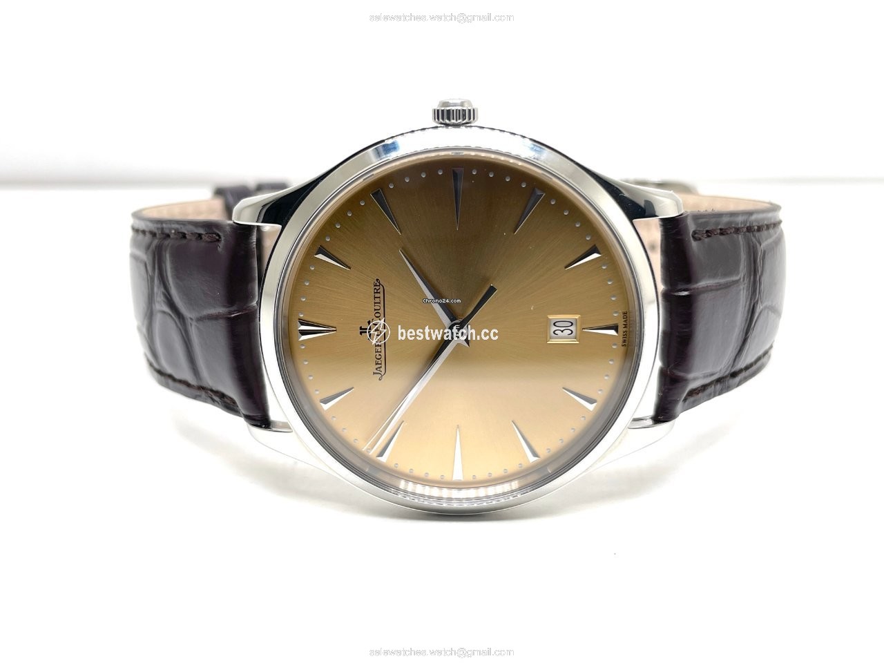 Jaeger-LeCoultre Master Ultra Thin Date Automatic Steel Q1288430 Replica 2