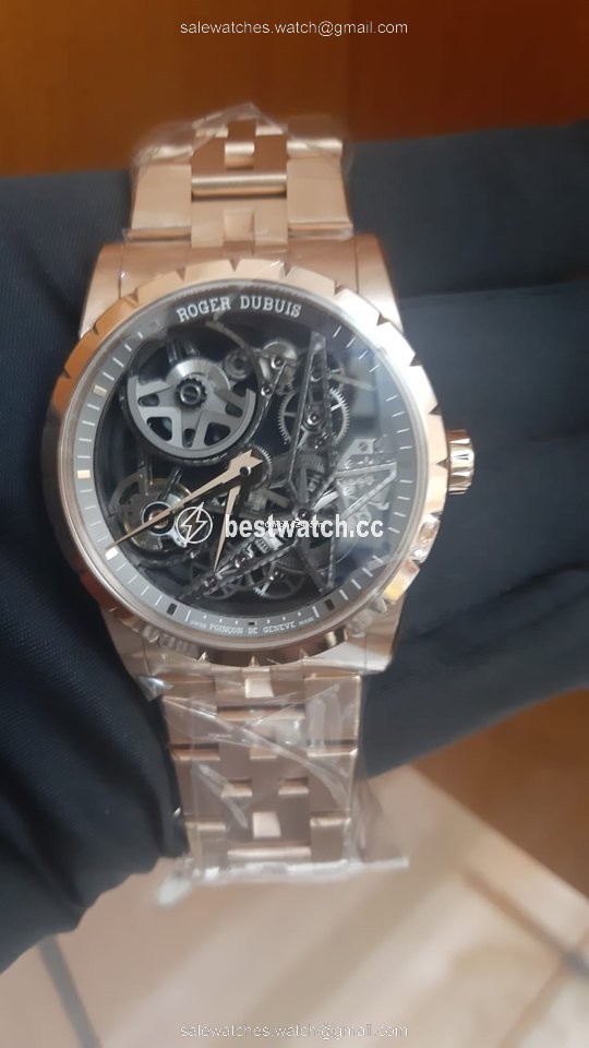 Roger Dubuis Excalibur Mens watch Unisex Automatic Rose gold RDDBEX0788 Replica 2