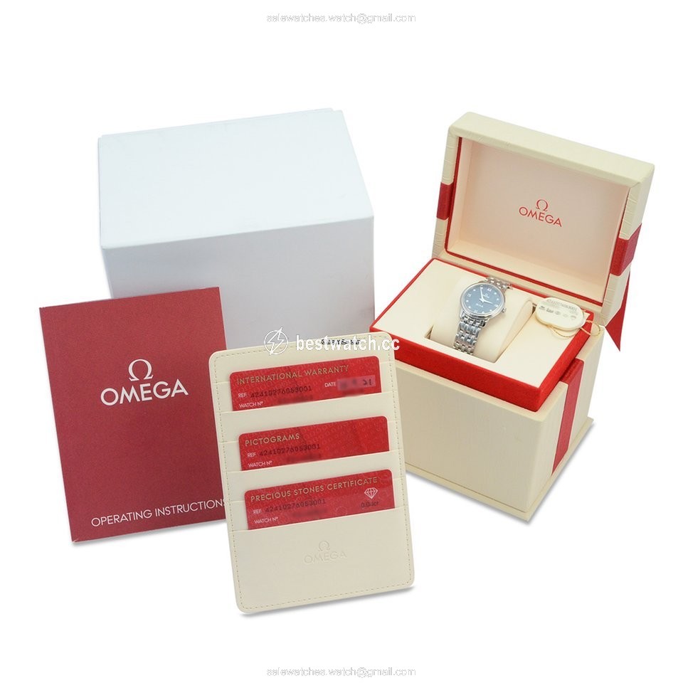 IMG_9085 Omega De Ville Prestige Womens watch Quartz Steel 424.10.27.60.53.001 Replica 2