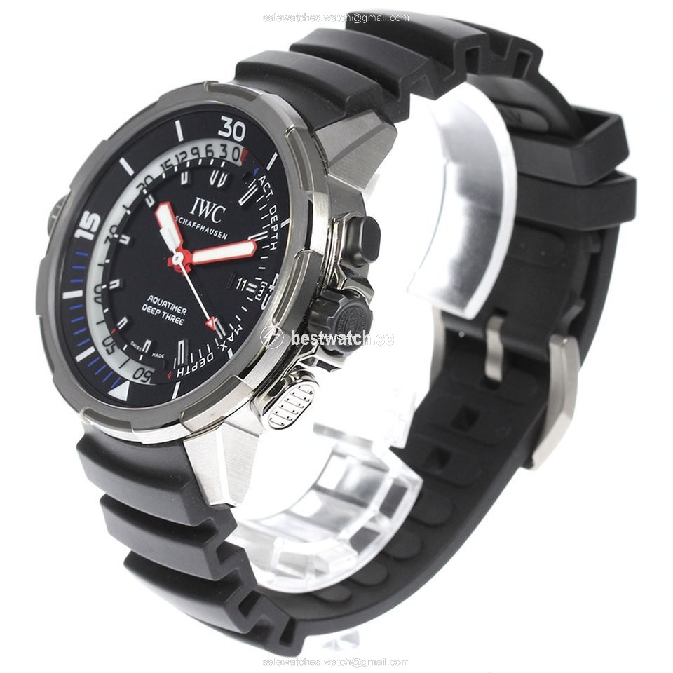 IMG_9085 IWC Aquatimer Deep Three Mens watch Unisex Automatic Titanium IW355701 Replica 2