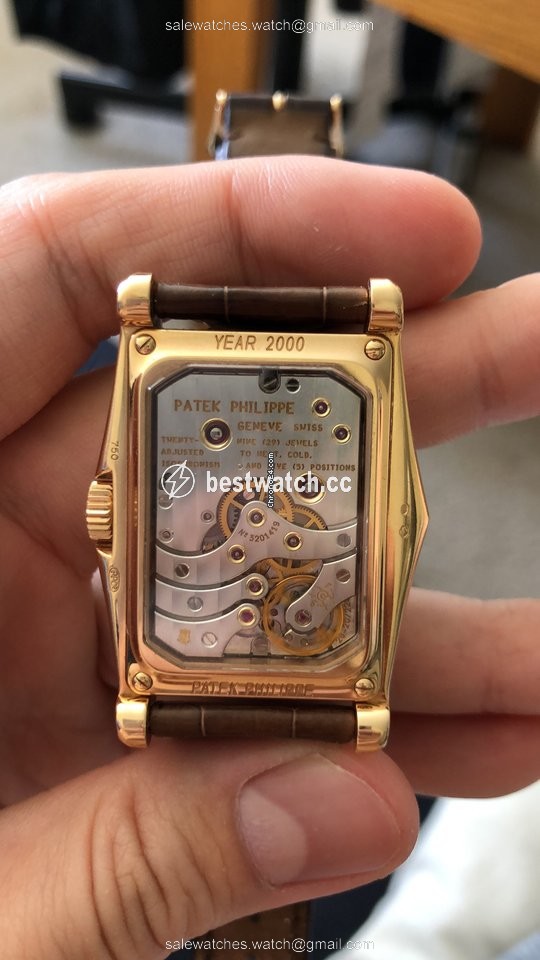 IMG_9085 Patek Philippe Gondolo Mens watch Unisex Rose gold 5100R Replica 2
