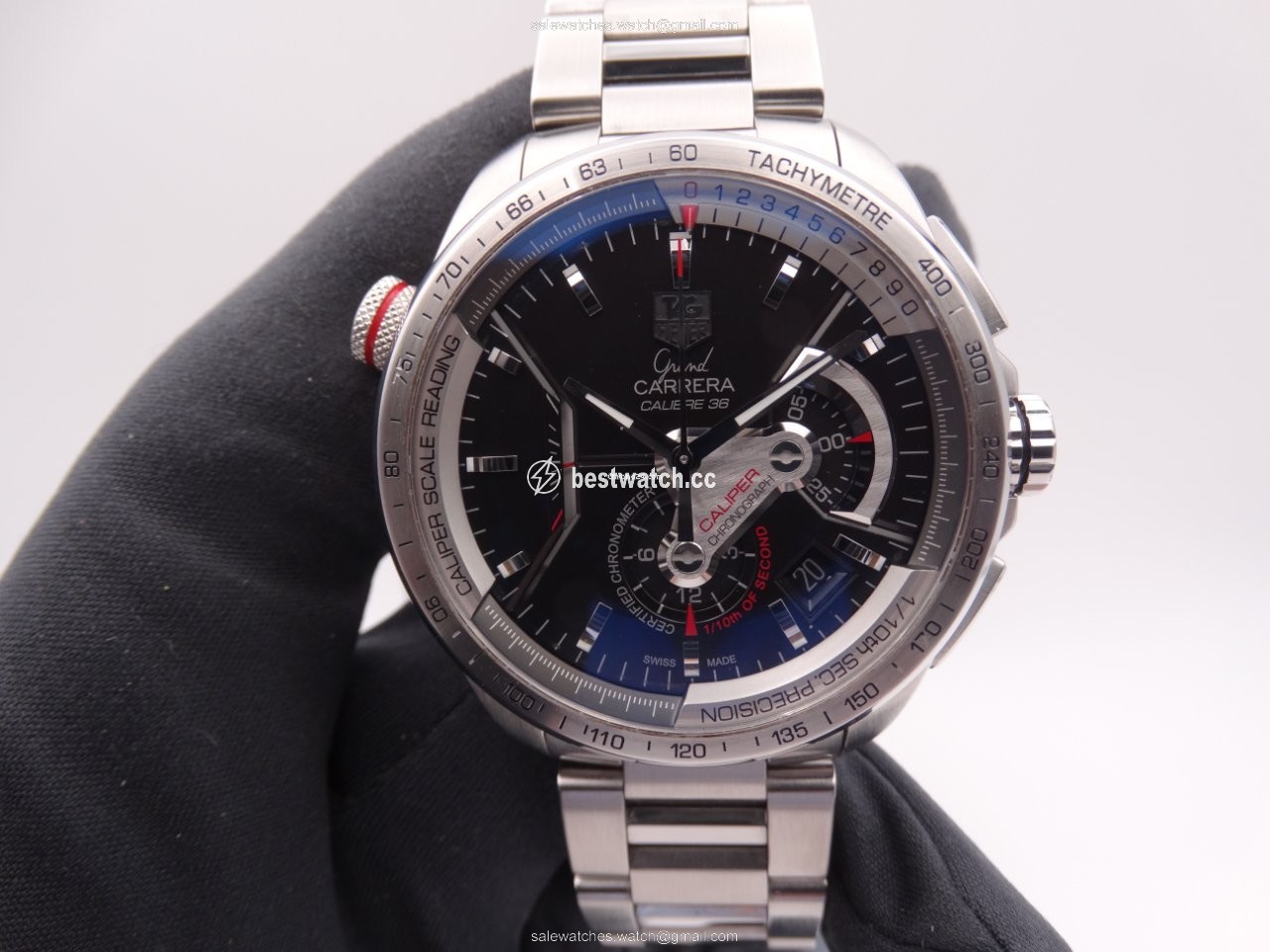 IMG_9085 TAG Heuer Grand Carrera Mens watch Unisex Automatic Steel CAV5115.BA0902 Replica 2