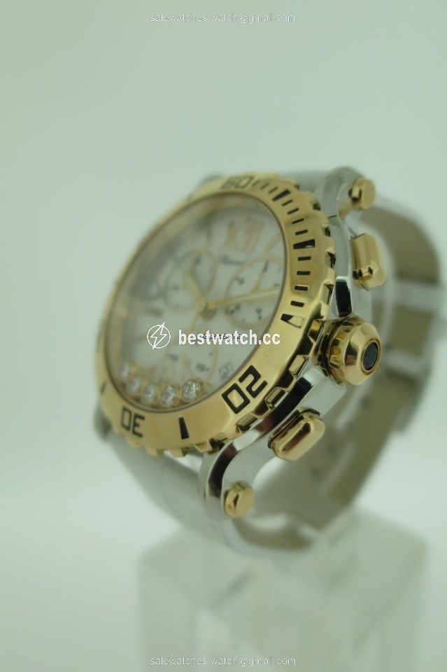 Chopard Happy Sport Womens watch Quartz Gold Steel 288499-6001 Replica 2