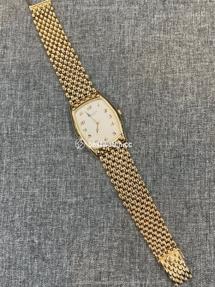 IMG_9085 Patek Philippe Gondolo Womens watch Manual winding Rose gold 3842R Replica 2
