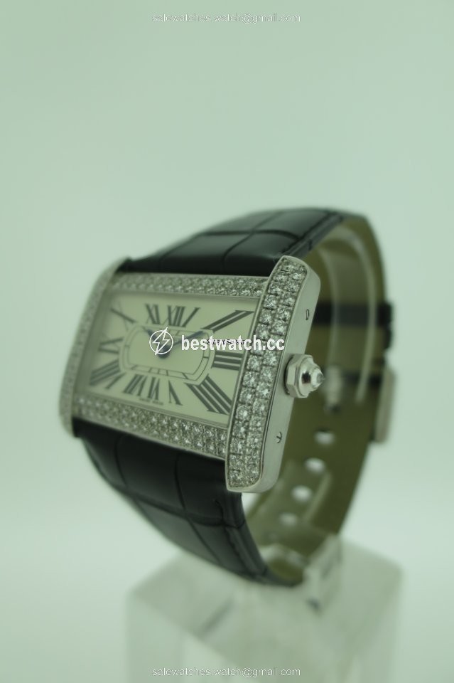 Cartier Tank Divan Womens watch Quartz White gold WA301370 Replica 2