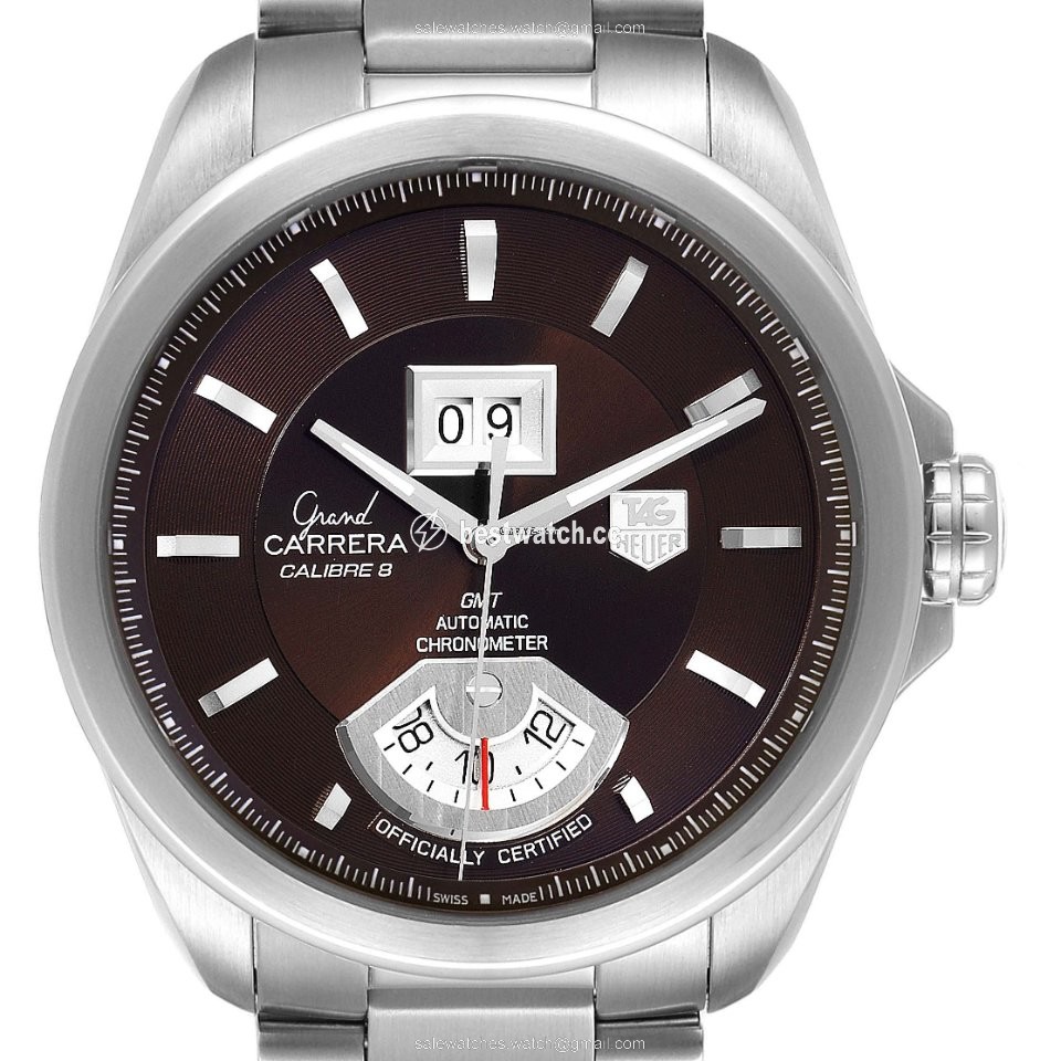 TAG Heuer Grand Carrera Mens watch Unisex Automatic Steel WAV5113.BA0901 Replica 2
