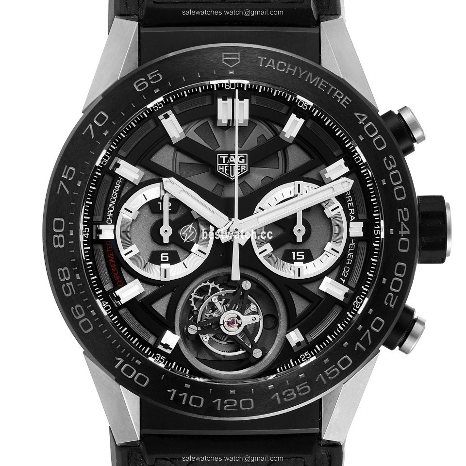 TAG Heuer Carrera Heuer-02T Mens watch Unisex Automatic Titanium CAR5A8Y.FC6377 Replica 2