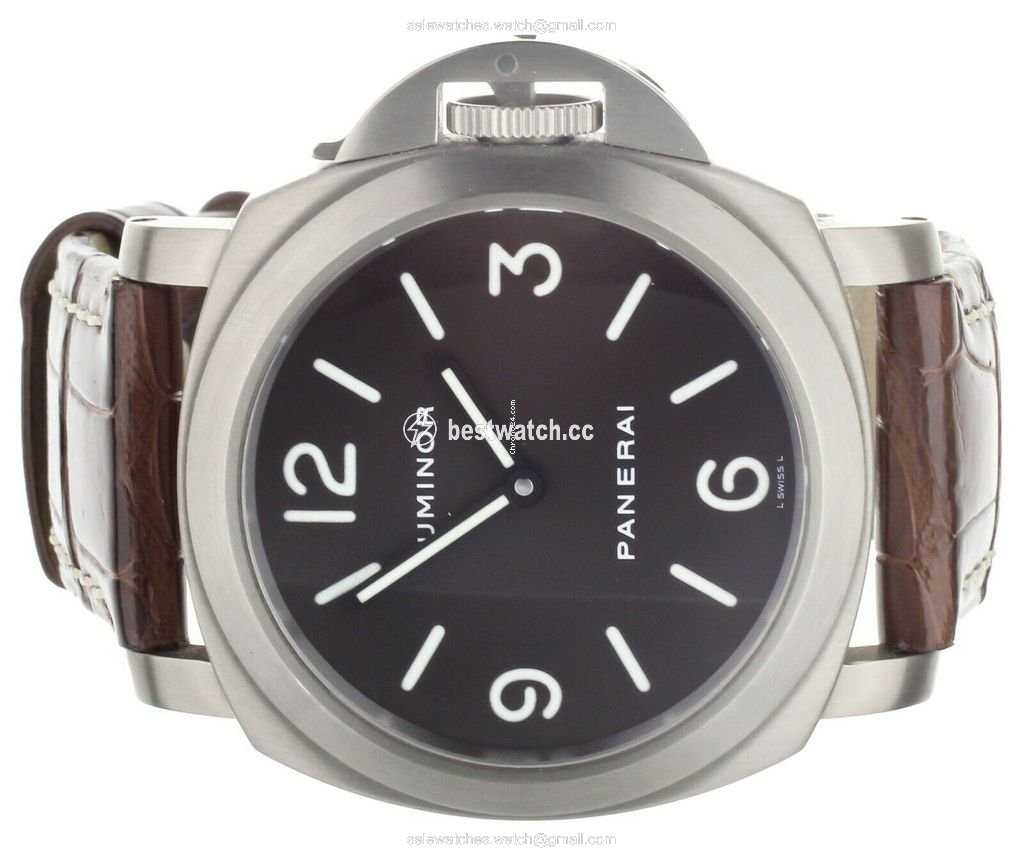 IMG_9085 Panerai Mens watch Unisex Manual winding Titanium PAM116 Replica 2