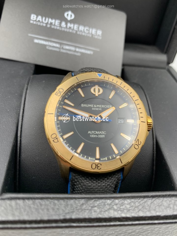 IMG_9085 Baume & Mercier Clifton Mens watch Unisex Automatic Bronze M0A10500 Replica 2