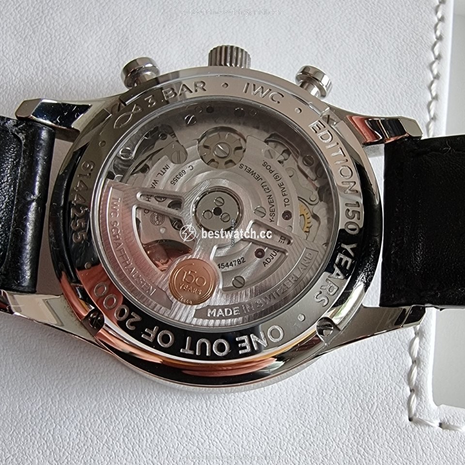 IMG_9085 IWC Portuguese Chronograph Mens watch Unisex Automatic Steel 371601 Replica 2