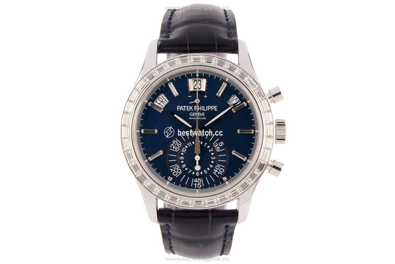 IMG_9085 Patek Philippe Annual Calendar Chronograph Mens watch Unisex Automatic Platinum 5961P-001 Replica 2