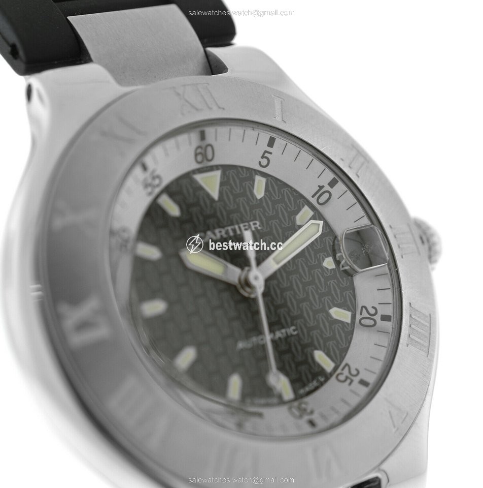 IMG_9085 Cartier 21 Must de Cartier Mens watch Unisex Automatic Steel 2427 Replica 2