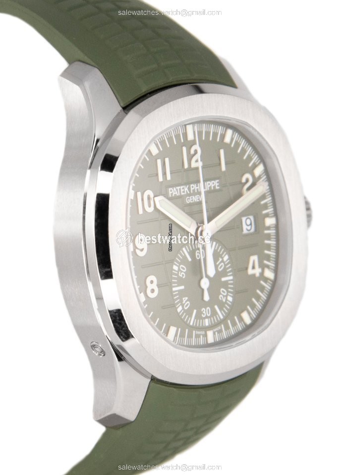 Patek Philippe Aquanaut Mens watch Unisex Automatic White gold 5968G-010 Replica 2