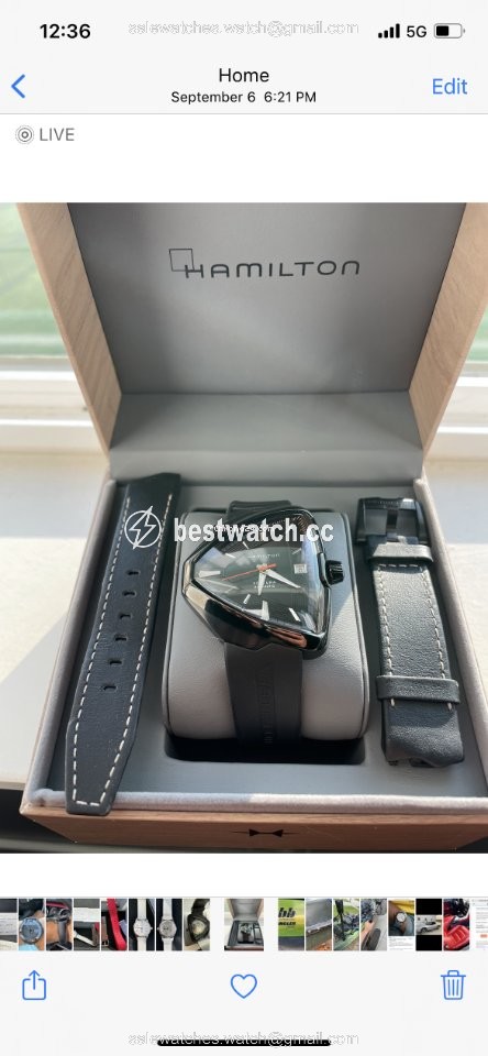 IMG_9085 Hamilton Ventura Mens watch Unisex Automatic Steel H24585331 Replica 2