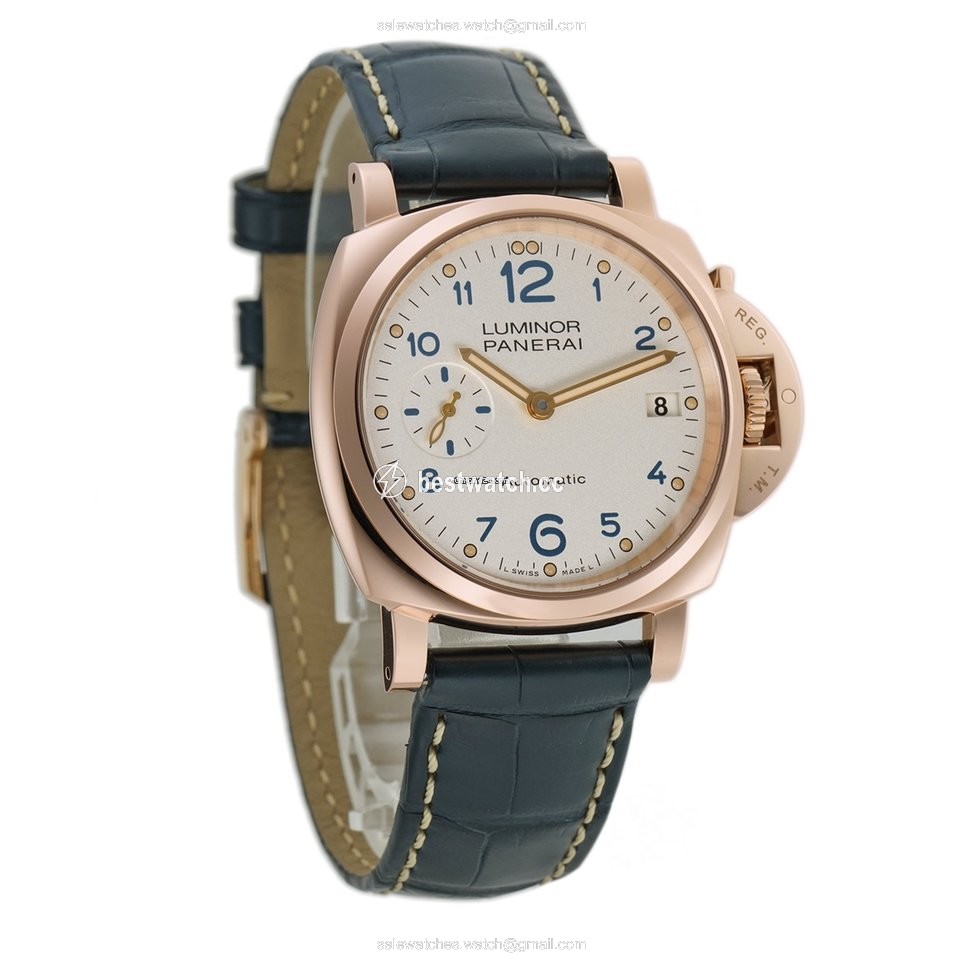 IMG_9085 Panerai Luminor Due Automatic Rose gold PAM 00756 Replica 2