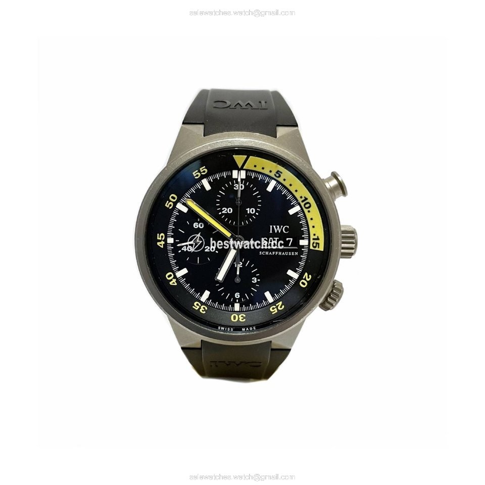 IMG_9085 IWC Aquatimer Chronograph Mens watch Unisex Automatic Titanium IW3719 Replica 2