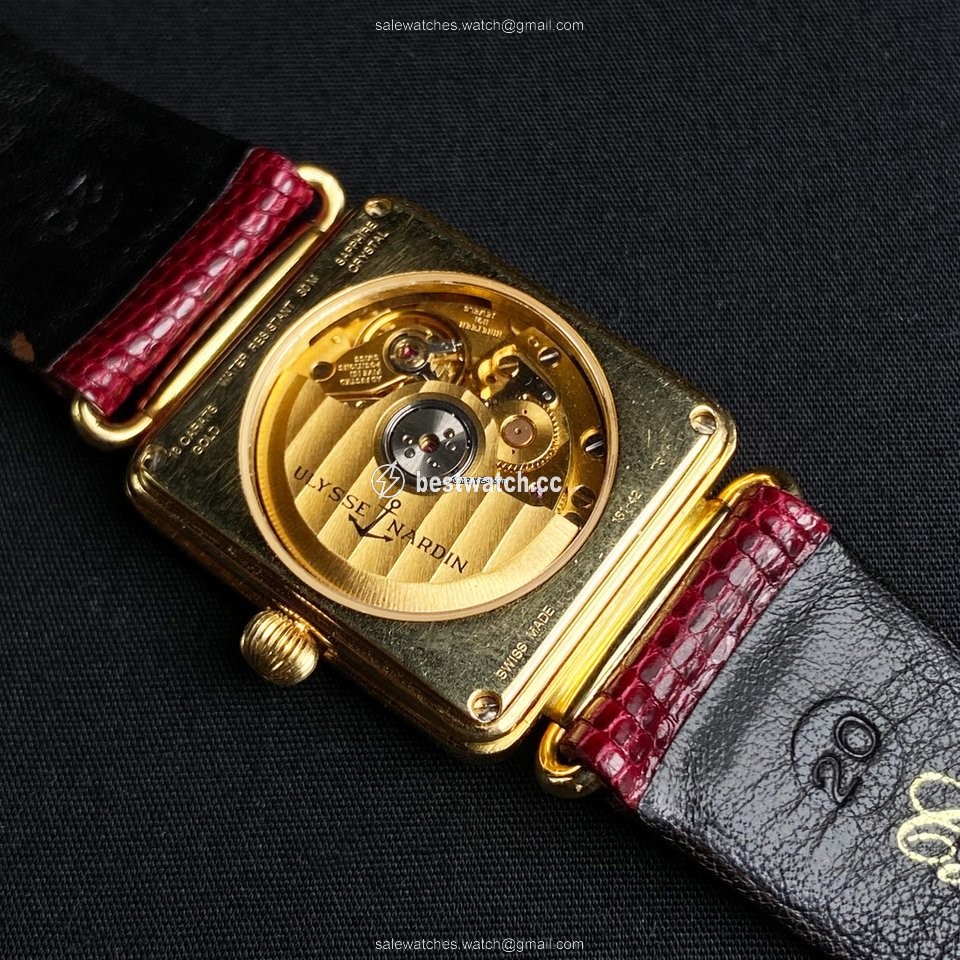 IMG_9085 Ulysse Nardin Michelangelo Mens watch Unisex Automatic Yellow gold 181-42 Replica 2