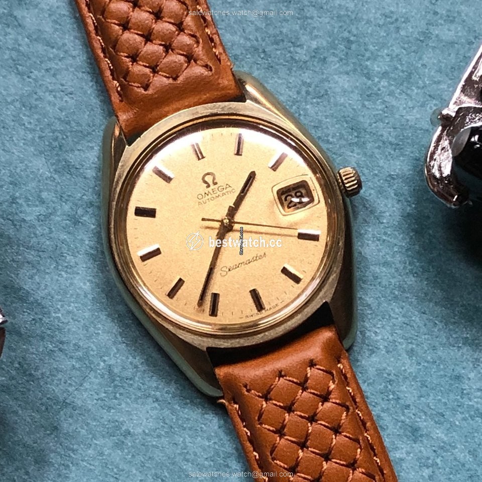 IMG_9085 Omega Seamaster Mens watch Unisex Automatic Gold Steel 166.067 Replica 2
