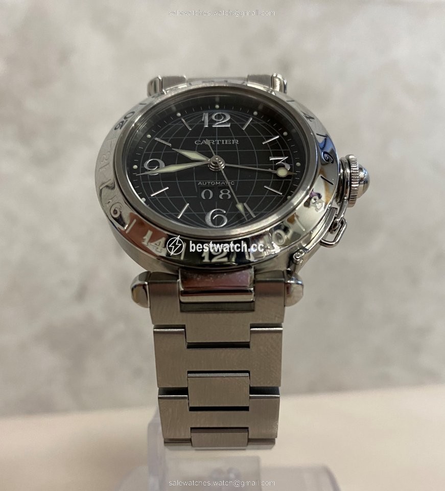 IMG_9085 Cartier Pasha Mens watch Unisex Automatic Steel 2550 Replica 2