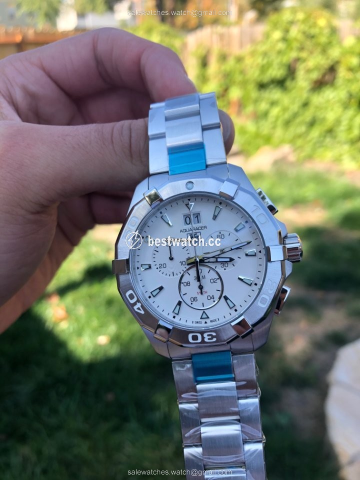IMG_9085 TAG Heuer Aquaracer 300M Mens watch Unisex Quartz Steel CAY1111.BA0927 Replica 2