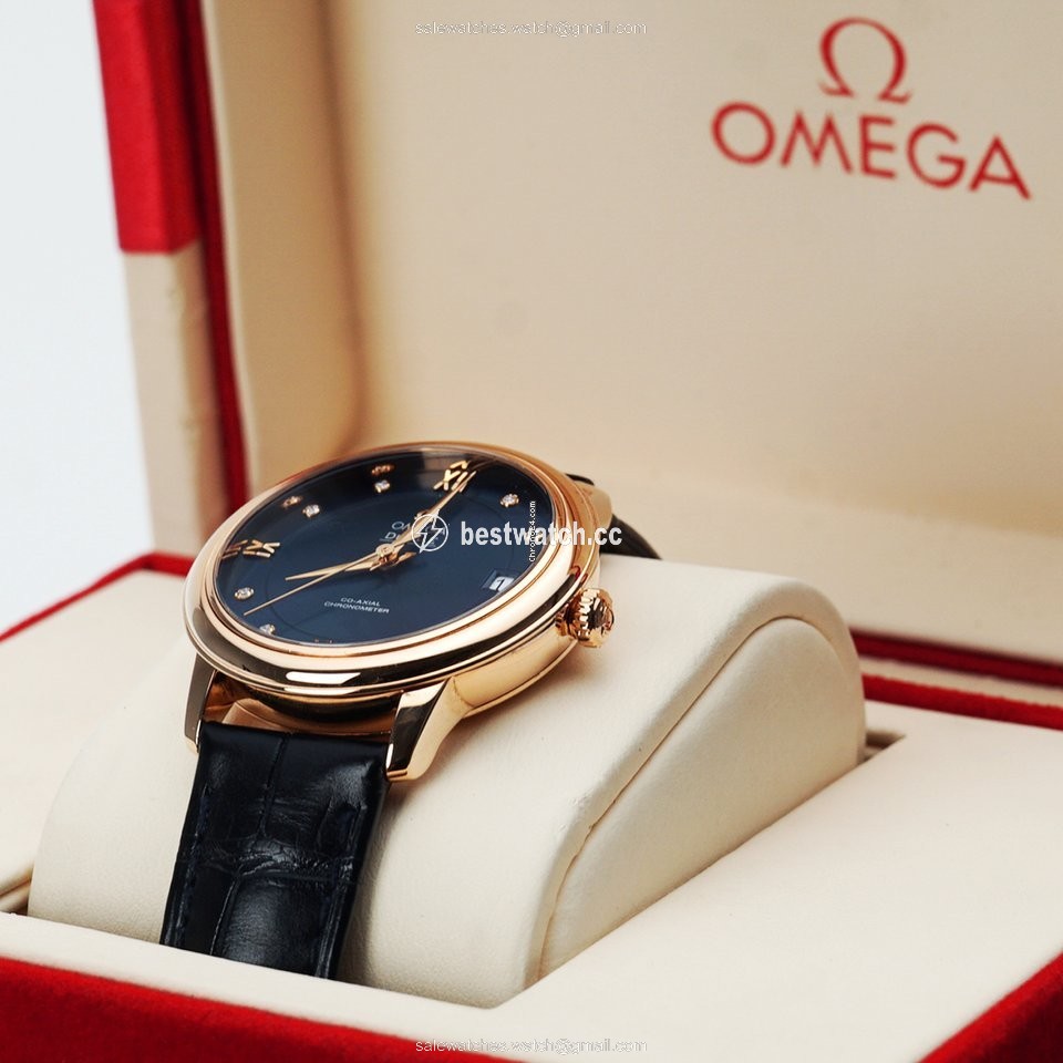 IMG_9085 Omega De Ville Prestige Womens watch Automatic Red gold 424.53.33.20.53.001 Replica 2