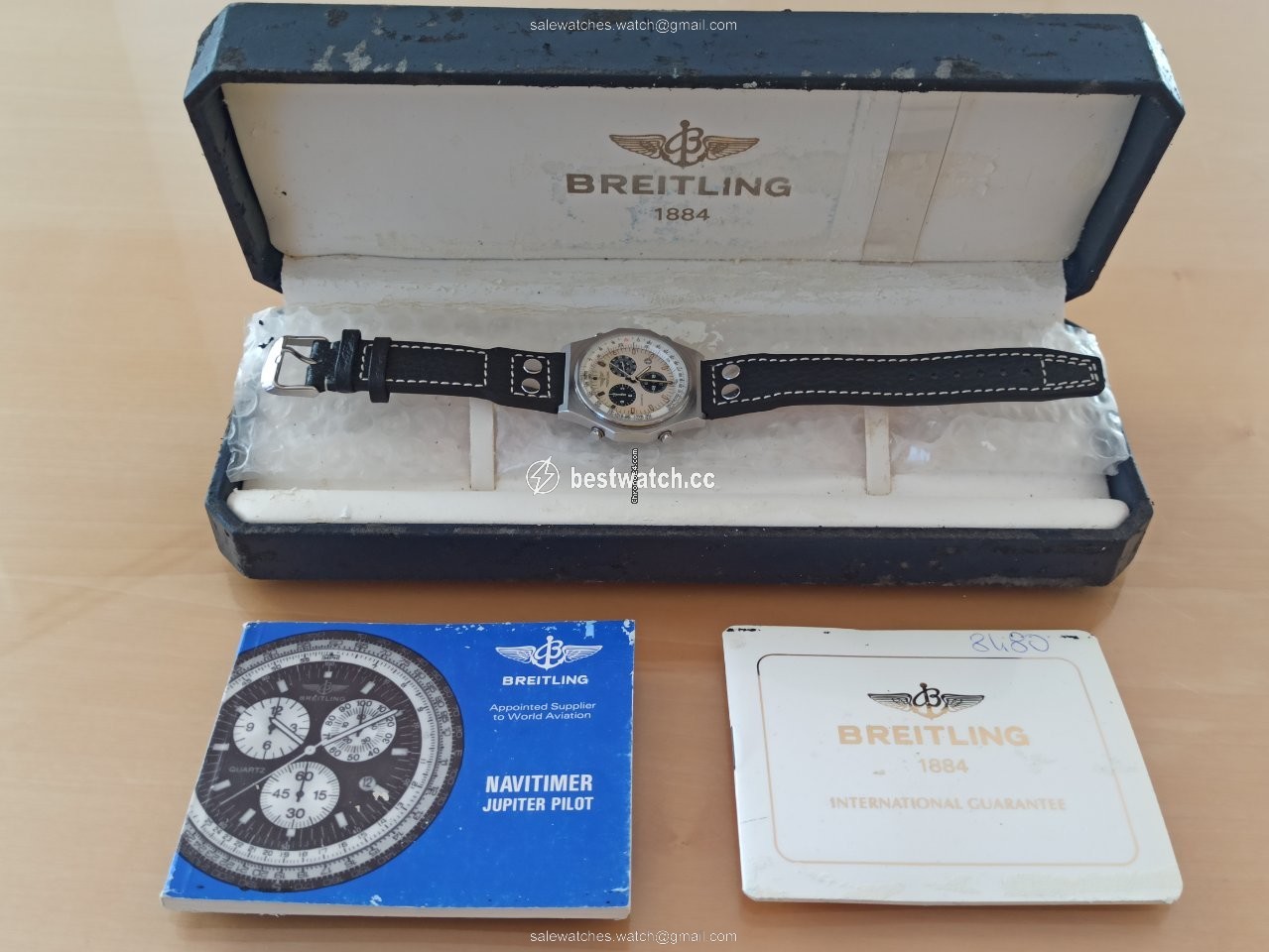 IMG_9085 Breitling Jupiter Pilot Mens watch Unisex Quartz Steel 80975 Replica 2