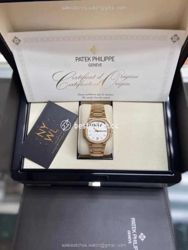 Patek Philippe Nautilus Womens watch Automatic Rose gold 7118 1200R-001 Replica 2