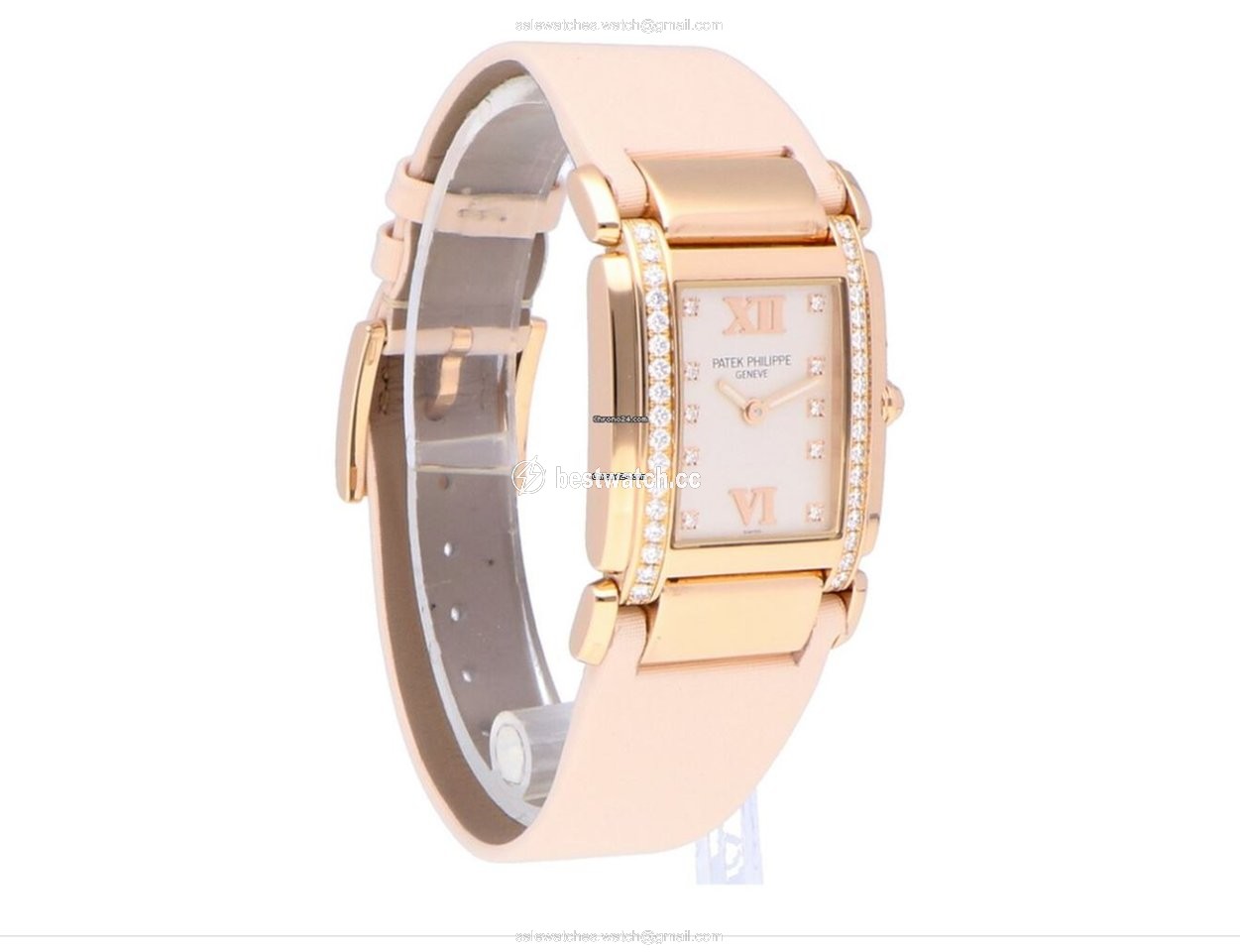 IMG_9085 Patek Philippe Twenty~4 Womens watch Quartz Rose gold 4920R-010 Replica 2