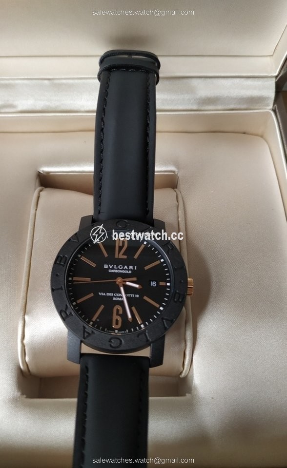 Bulgari Bulgari Mens watch Unisex Automatic Carbon 102248 Replica 2