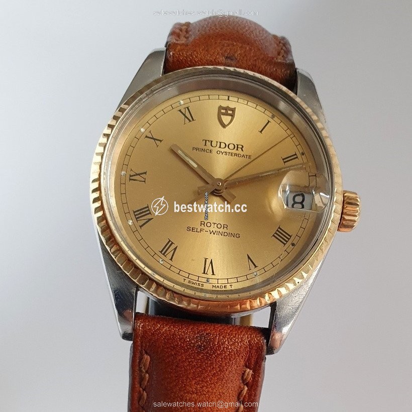 Tudor Prince Oysterdate Mens watch Unisex Automatic Gold Steel 75403 Replica 2