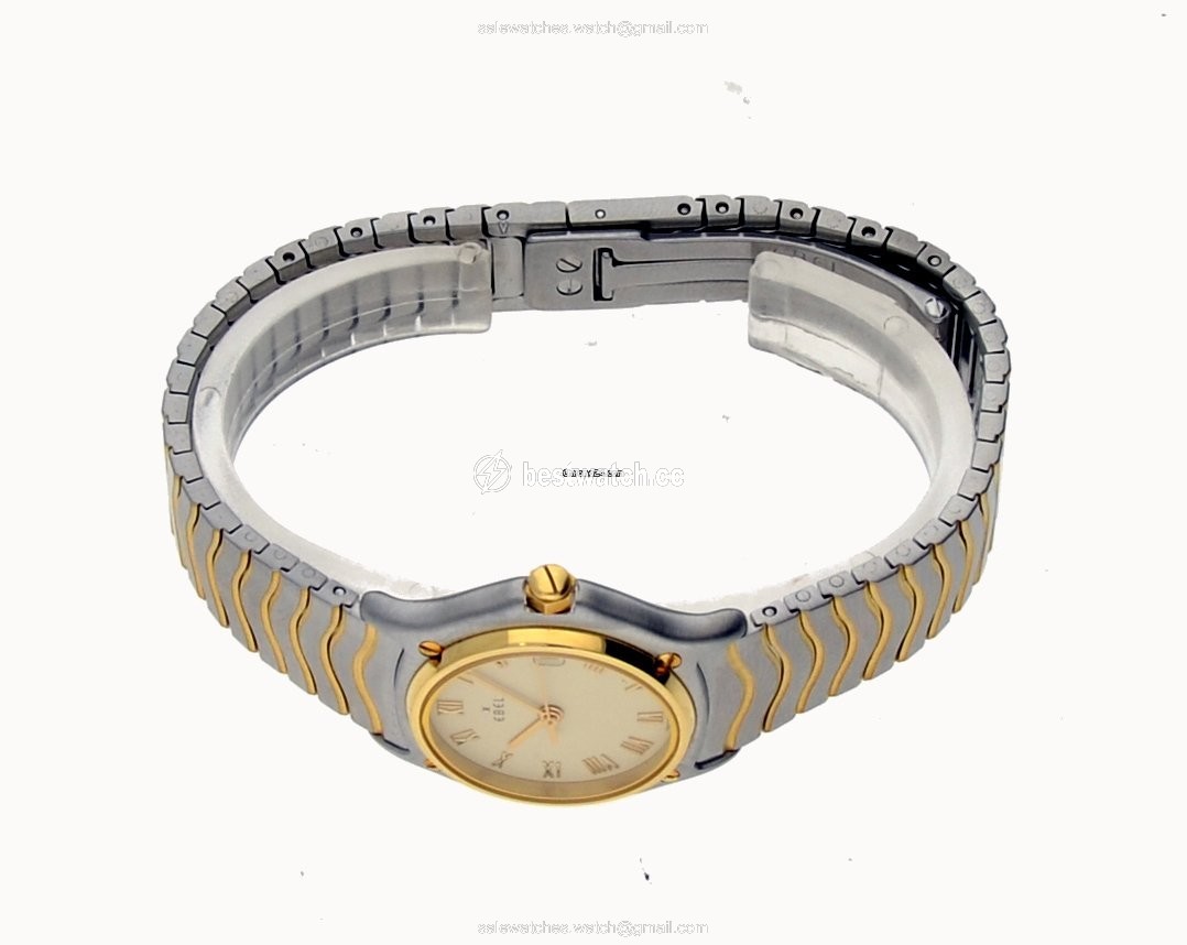IMG_9085 Ebel Sportwave Womens watch Quartz Gold Steel 1087121 Replica 2