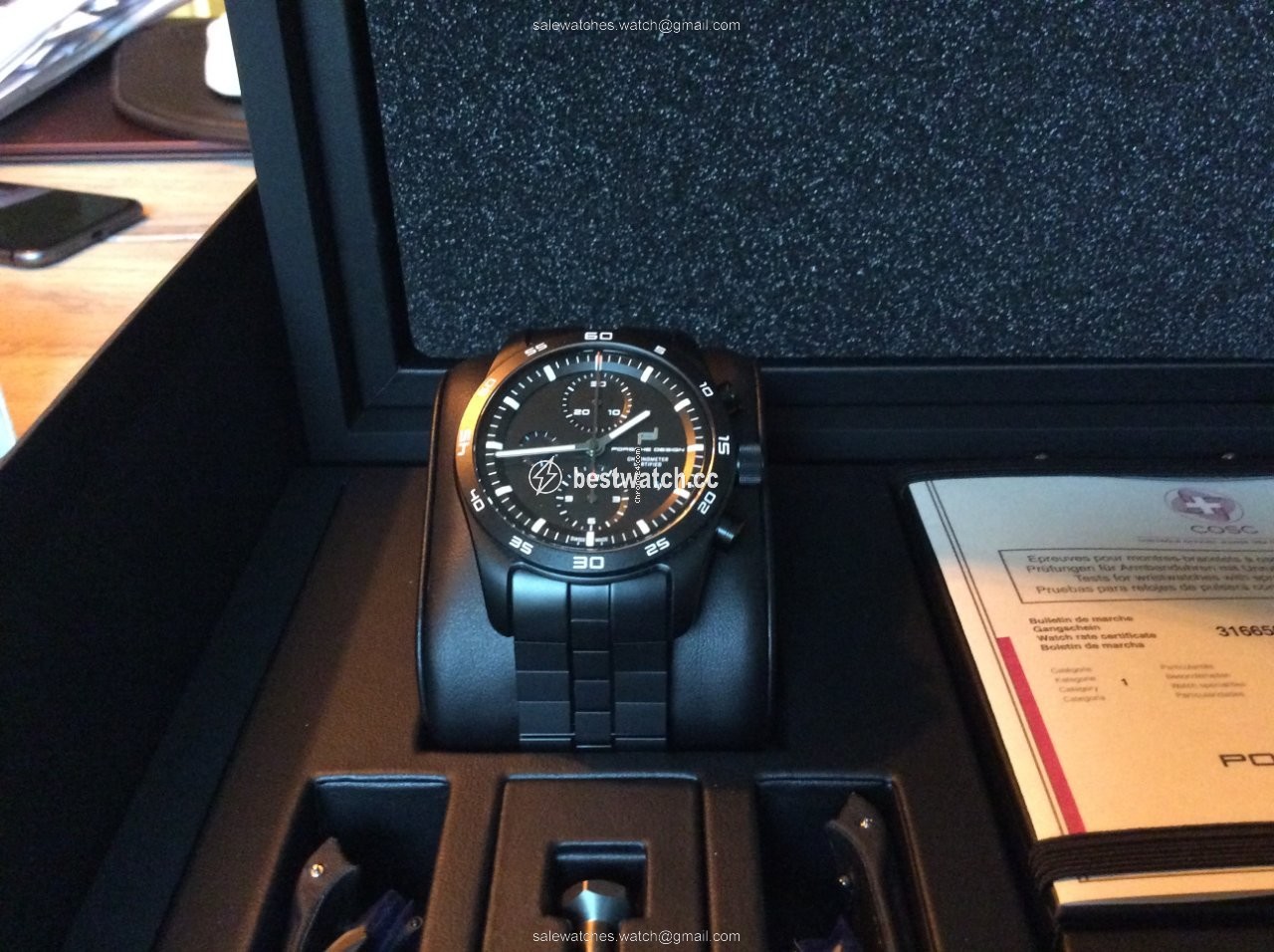 Porsche Design Mens watch Unisex Automatic Titanium 6004.0.00.097.00.0 Replica 2