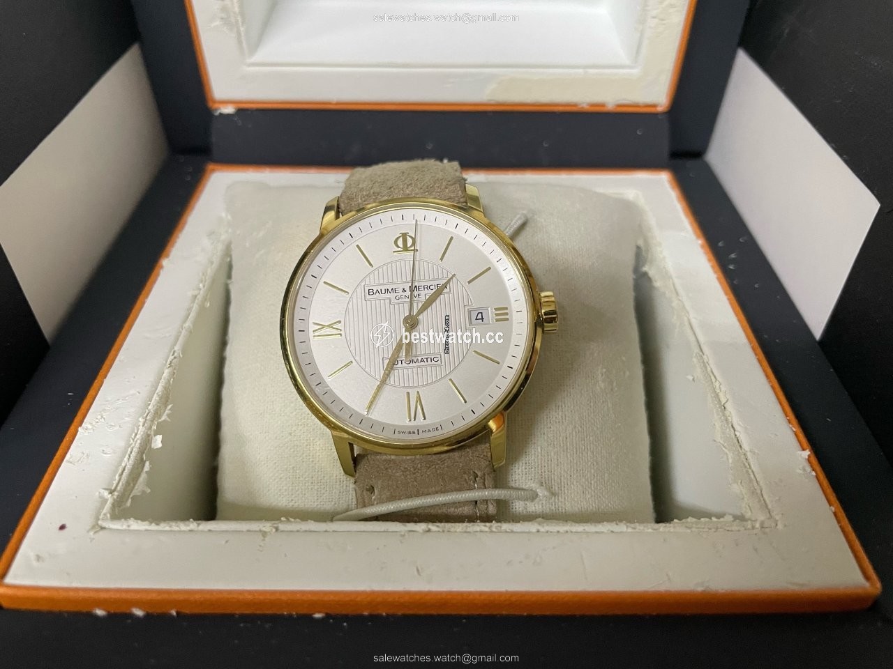 Baume & Mercier Classima Mens watch Unisex Automatic Yellow gold MOA08787 Replica 2