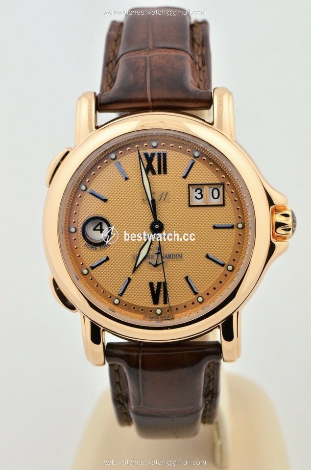 IMG_9085 Ulysse Nardin San Marco Mens watch Unisex Automatic Rose gold 226 Replica 2