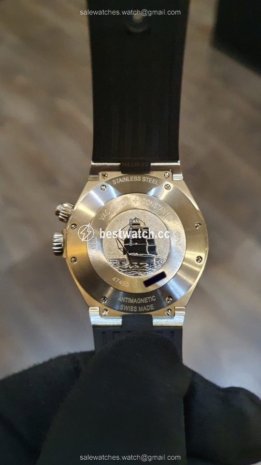 IMG_9085 Vacheron Constantin Overseas Dual Time Mens watch Unisex Automatic Steel 47450 000W-9511 Replica 2